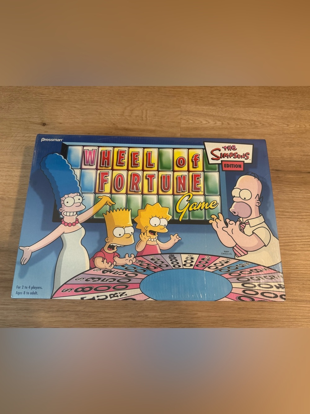 Simpsons Wheel of Fortune Board Game